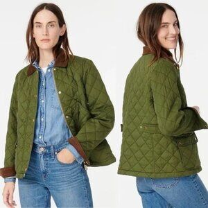 J. Crew Olive Green Quilted Jacket